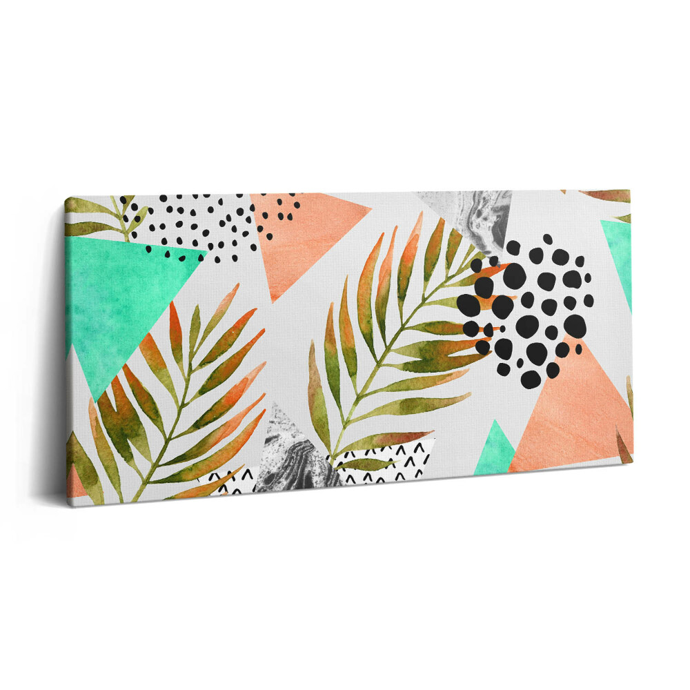 Vászonkép 140x70 Nyári absztrakt geometriai minta