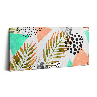 Vászonkép 140x70 Nyári absztrakt geometriai minta