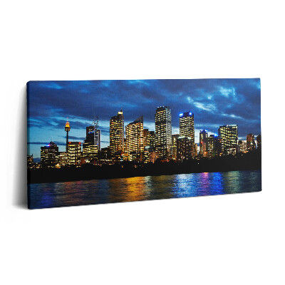 Vászonkép 140x70 Egy esti séta Sydneyben