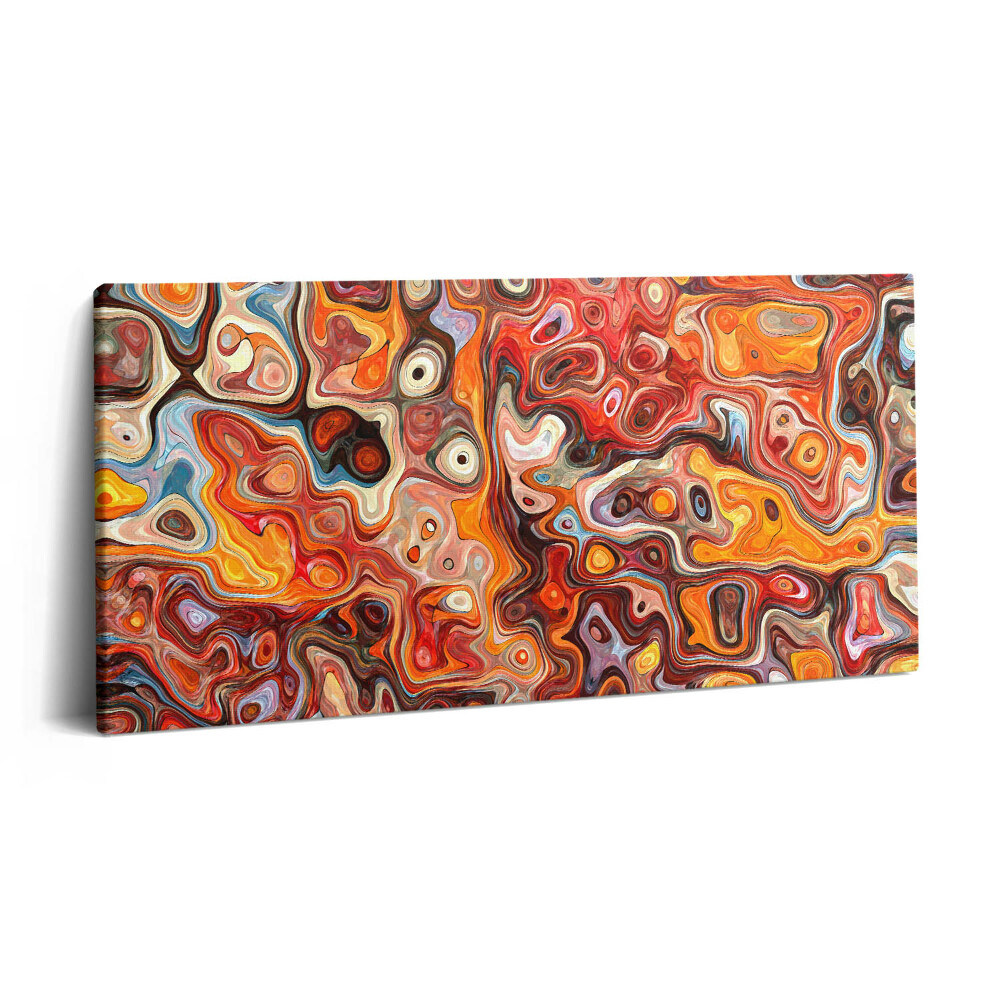 Vászonkép 140x70 Absztrakt káosz - nagyszerű improvizáció