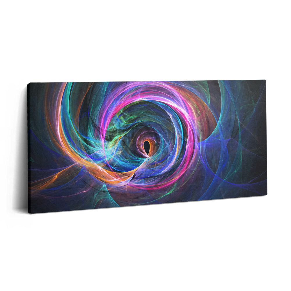 Vászonkép 140x70 Absztrakt - színes fraktál