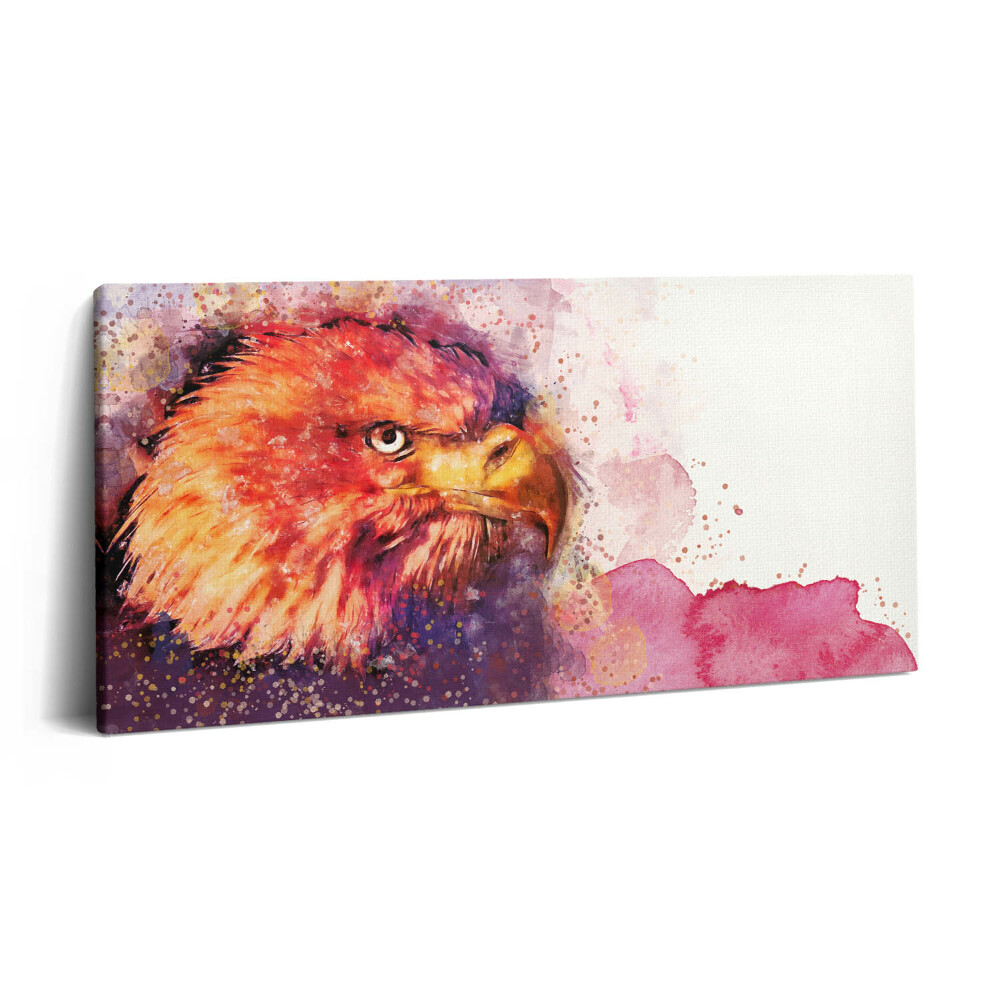Vászonkép 140x70 Akvarell sas madár