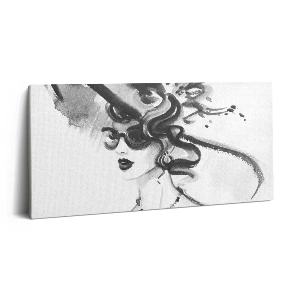 Vászonkép 140x70 Divatos nő