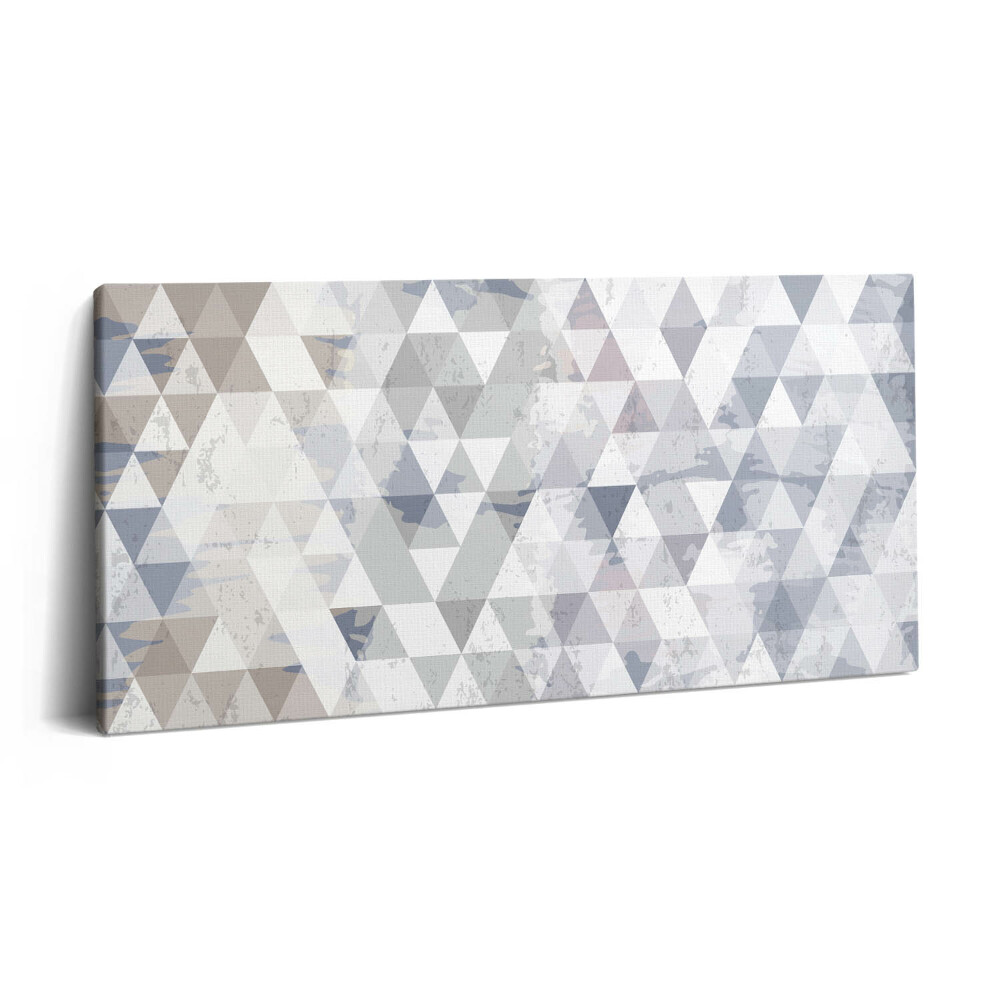Vászonkép 140x70 Geometrikus minta háromszögekkel