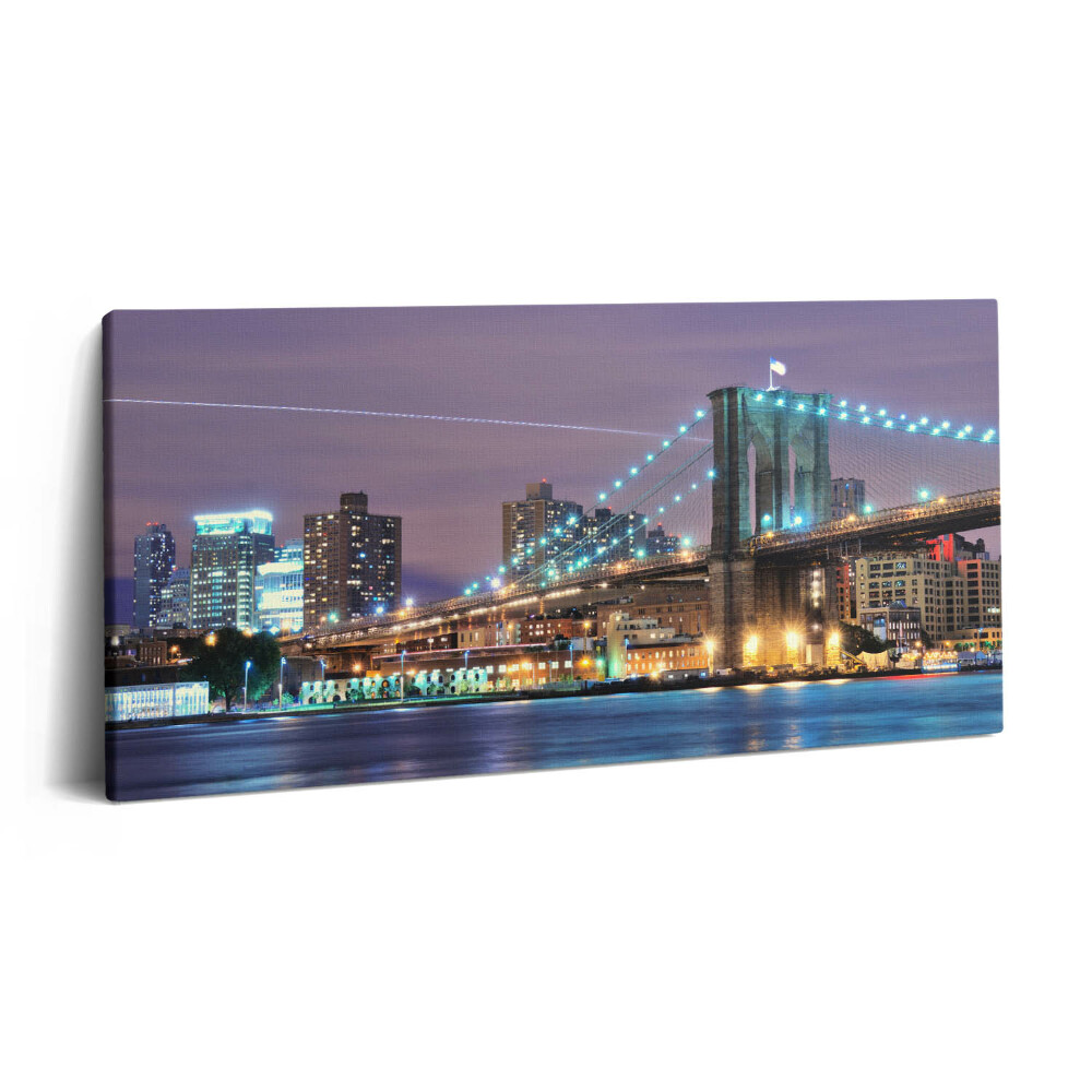 Vászonkép 140x70 Brooklyn híd