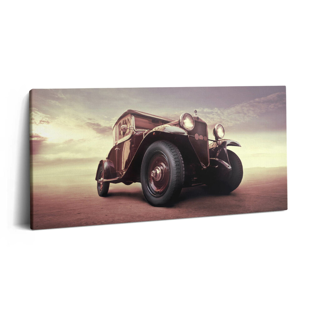 Vászonkép 140x70 Szüreti stílusú autó