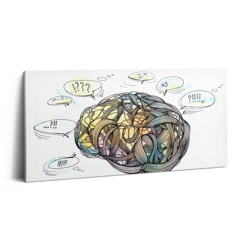 Vászonkép 140x70 Az agy művészi ábrázolása