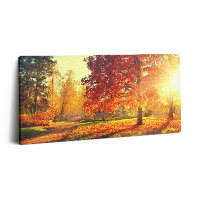 Vászonkép 140x70 Őszi park