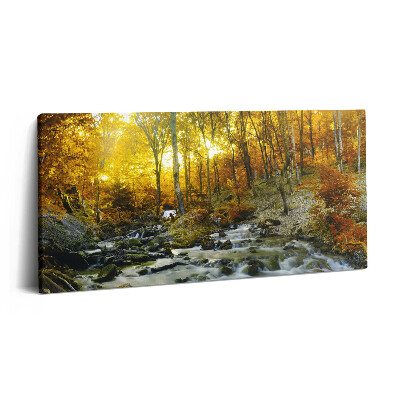 Vászonkép 140x70 őszi erdő