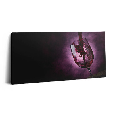 Vászonkép 140x70 Egy pohár bor