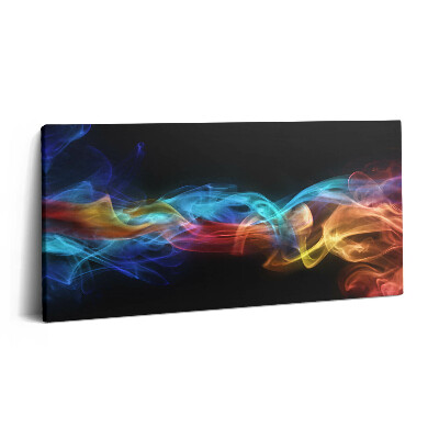 Vászonkép 140x70 Színes absztrakt fényvonalak