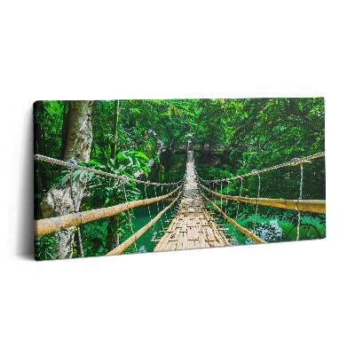 Vászonkép 140x70 Híd az erdőben a Fülöp-szigeteken