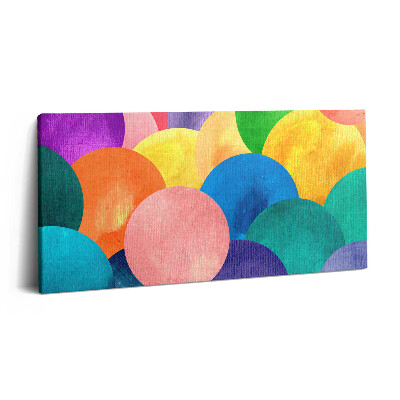 Vászonkép 140x70 Absztrakt körök