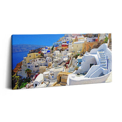 Vászonkép 140x70 Görögország Santorini
