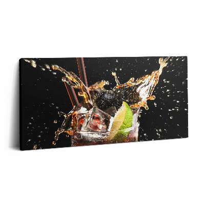 Vászonkép 140x70 Ital jéggel