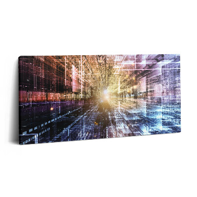 Vászonkép 140x70 Fények absztrakt mintája