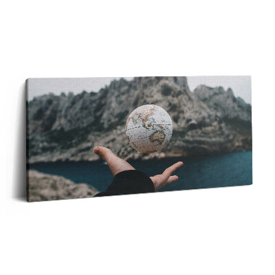 Vászonkép 140x70 Globe