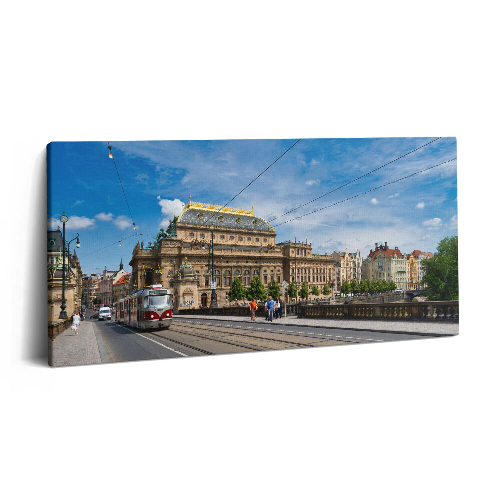 Vászonkép 140x70 Nemzeti Színház Prágában
