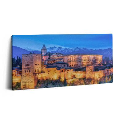 Vászonkép 140x70 Granada andalúziai falai