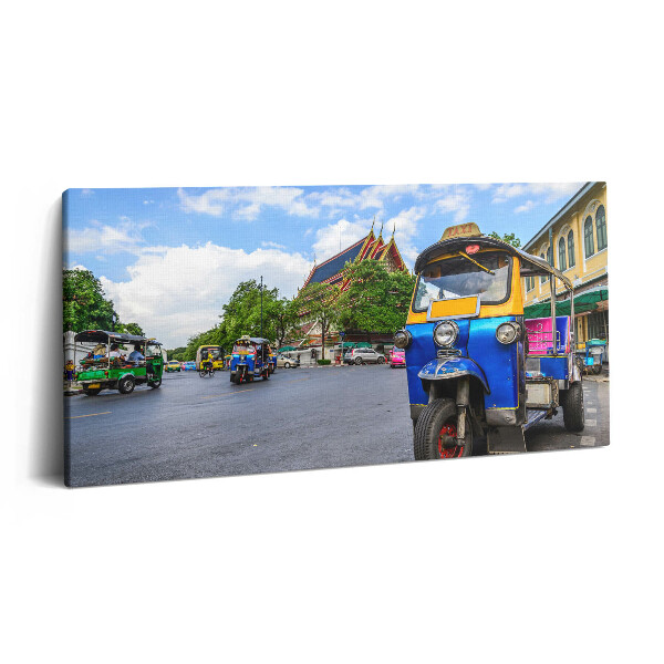 Vászonkép 140x70 Tuk tuk-taxi Bangkokban