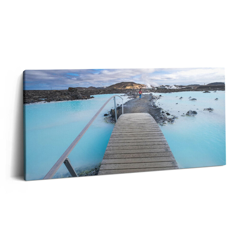 Vászonkép 140x70 Az izlandi látványosság