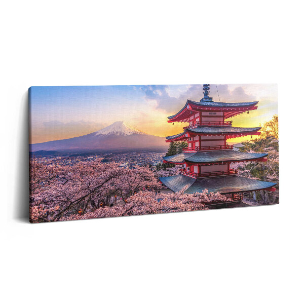 Vászonkép 140x70 Japán építkezés