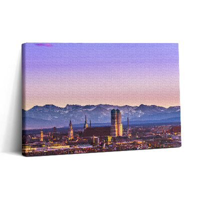 Vászonkép nyomtatás 30x20 Német Alpok Münchenben