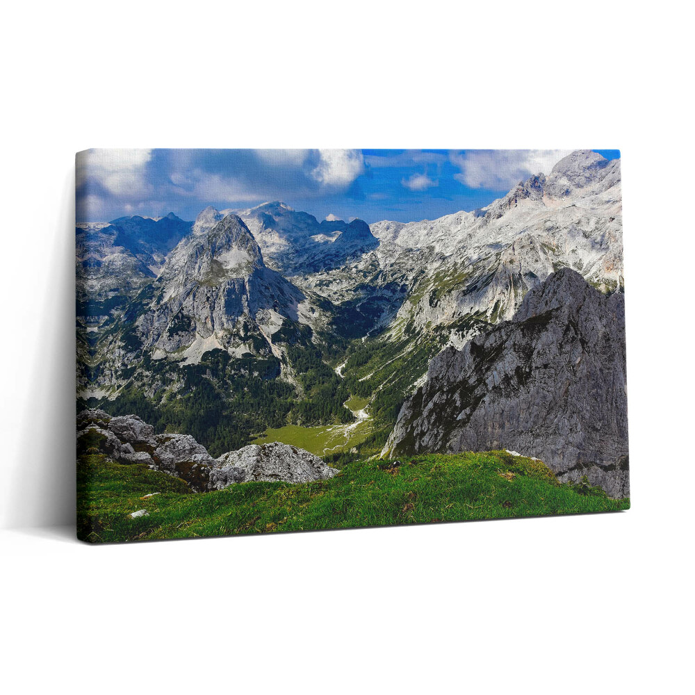 Vászonkép nyomtatás 30x20 Sziklás hegyvidéki táj