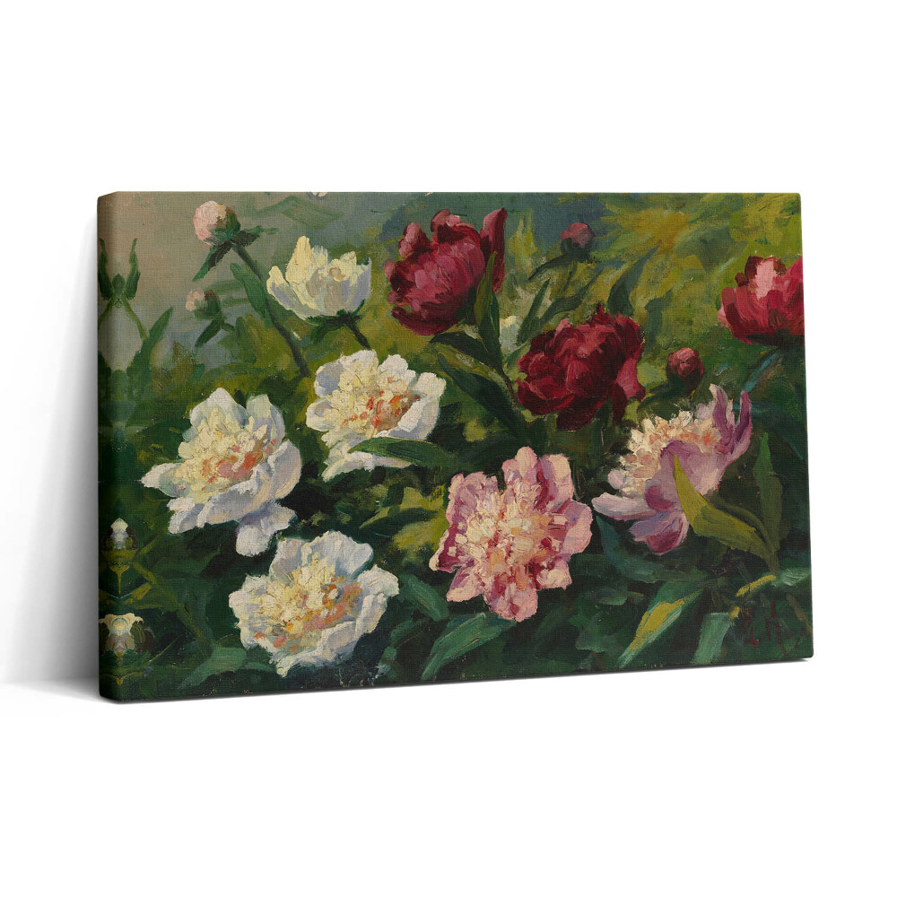 Vászonkép nyomtatás 30x20 Gyönyörű virágokat festettem