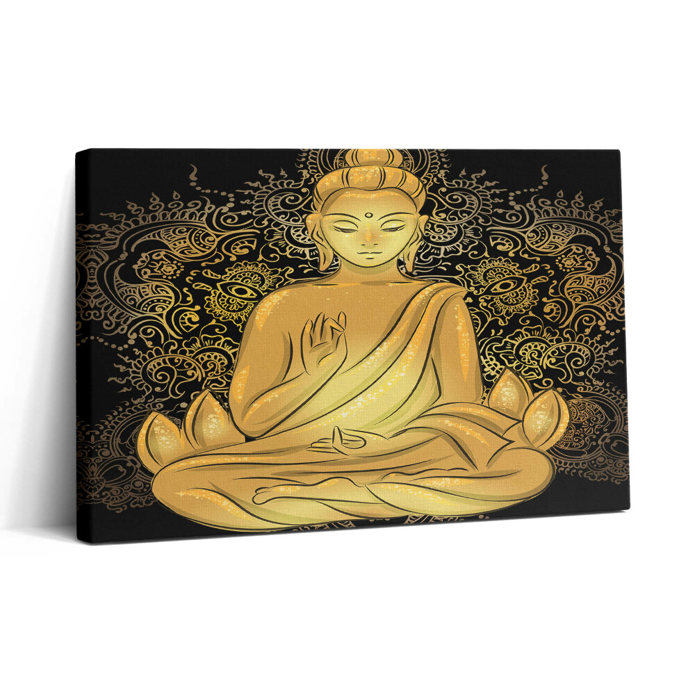 Vászonkép nyomtatás 30x20 Arany Zen Buddha