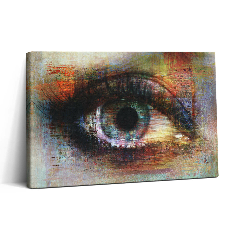 Vászonkép nyomtatás 30x20 Street art - texturált szem