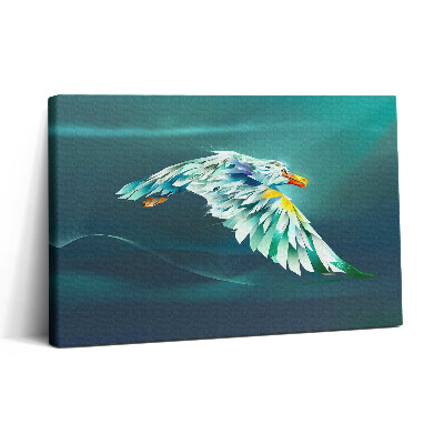 Vászonkép nyomtatás 30x20 Kép egy repülő sas