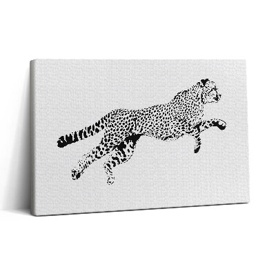 Vászonkép nyomtatás 30x20 Párduc sziluettje