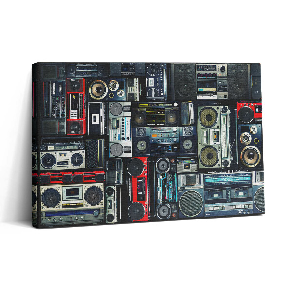 Vászonkép nyomtatás 30x20 Zene - Vintage Boombox