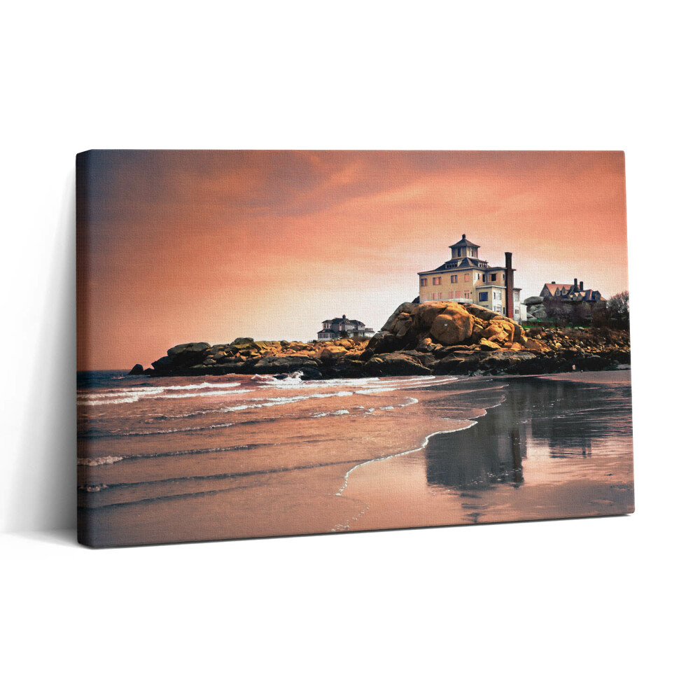 Vászonkép nyomtatás 30x20 Sherman tengerparti háza