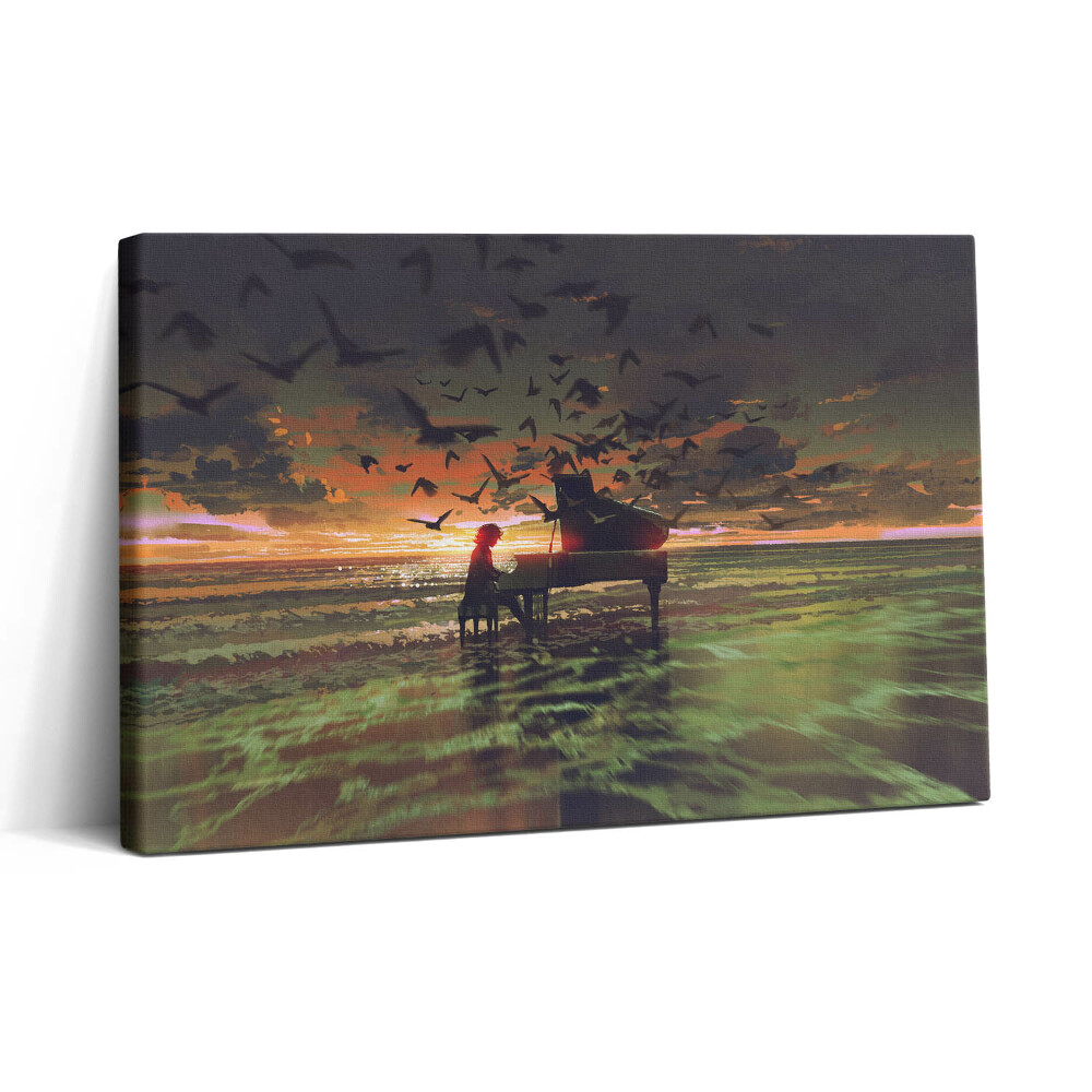 Vászonkép nyomtatás 30x20 Koncert a tengerparton