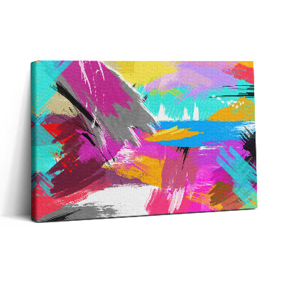 Vászonkép nyomtatás 30x20 Absztrakt ecsetvonások