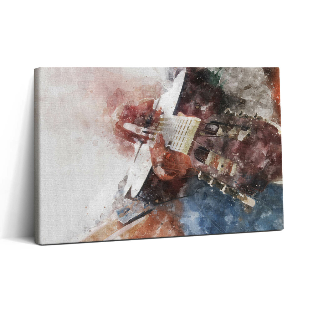 Vászonkép nyomtatás 30x20 Gitáros kilátás