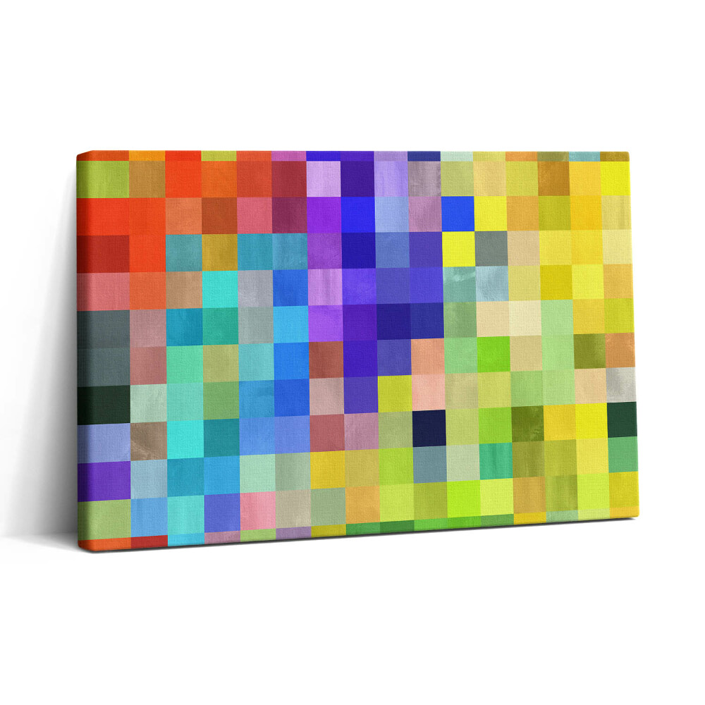 Vászonkép nyomtatás 30x20 Kis négyzetek kompozíciója