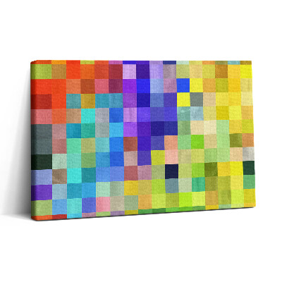 Vászonkép nyomtatás 30x20 Kis négyzetek kompozíciója