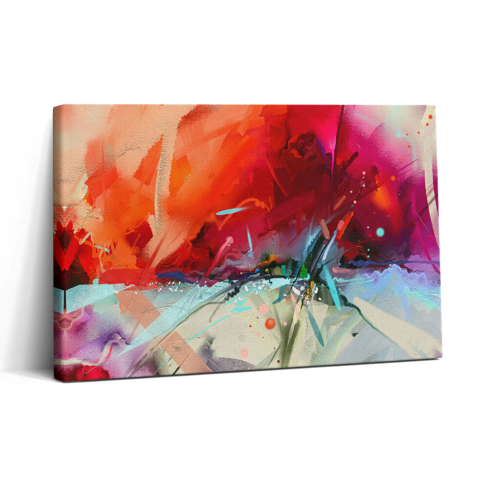 Vászonkép nyomtatás 30x20 Színes improvizáció