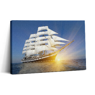 Vászonkép nyomtatás 30x20 Vitorlás jachtok - vitorlázás