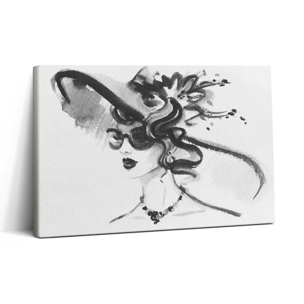 Vászonkép nyomtatás 30x20 Divatos nő