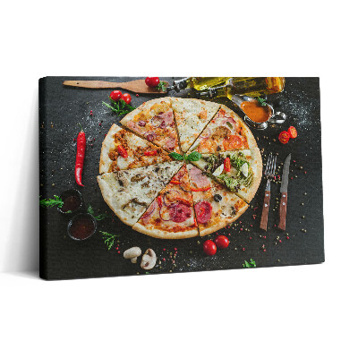 Vászonkép nyomtatás 30x20 Az olasz konyha szimbolikus étele