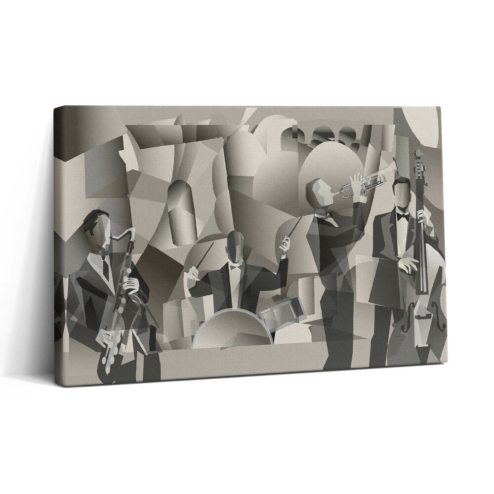 Vászonkép nyomtatás 30x20 Geometrikus figurák zenekar