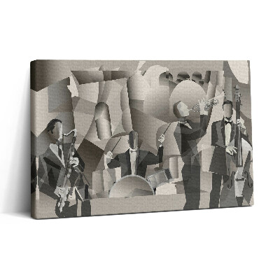 Vászonkép nyomtatás 30x20 Geometrikus figurák zenekar
