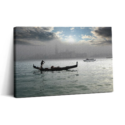 Vászonkép nyomtatás 30x20 Velencei gondolák