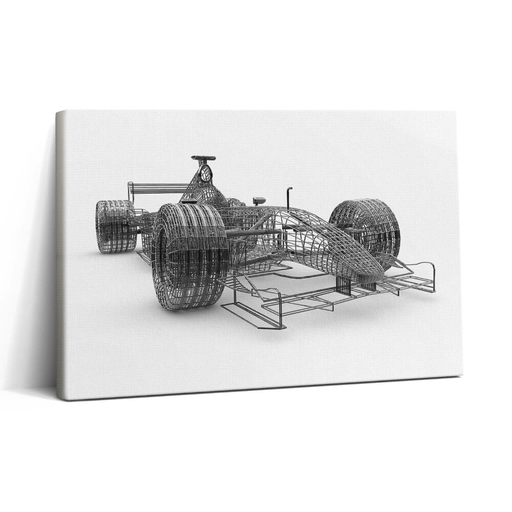 Vászonkép nyomtatás 30x20 Az F1-es autó műszaki kialakítása