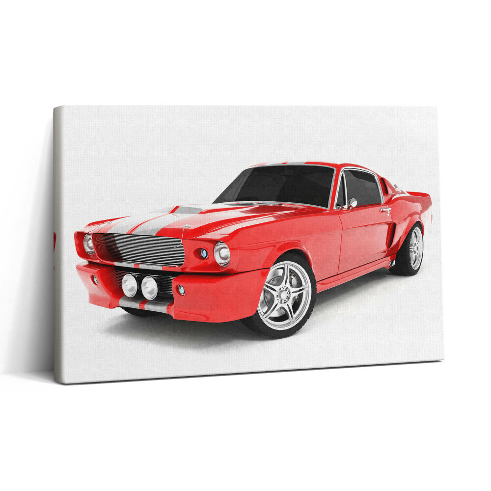 Vászonkép nyomtatás 30x20 Piros sportautó