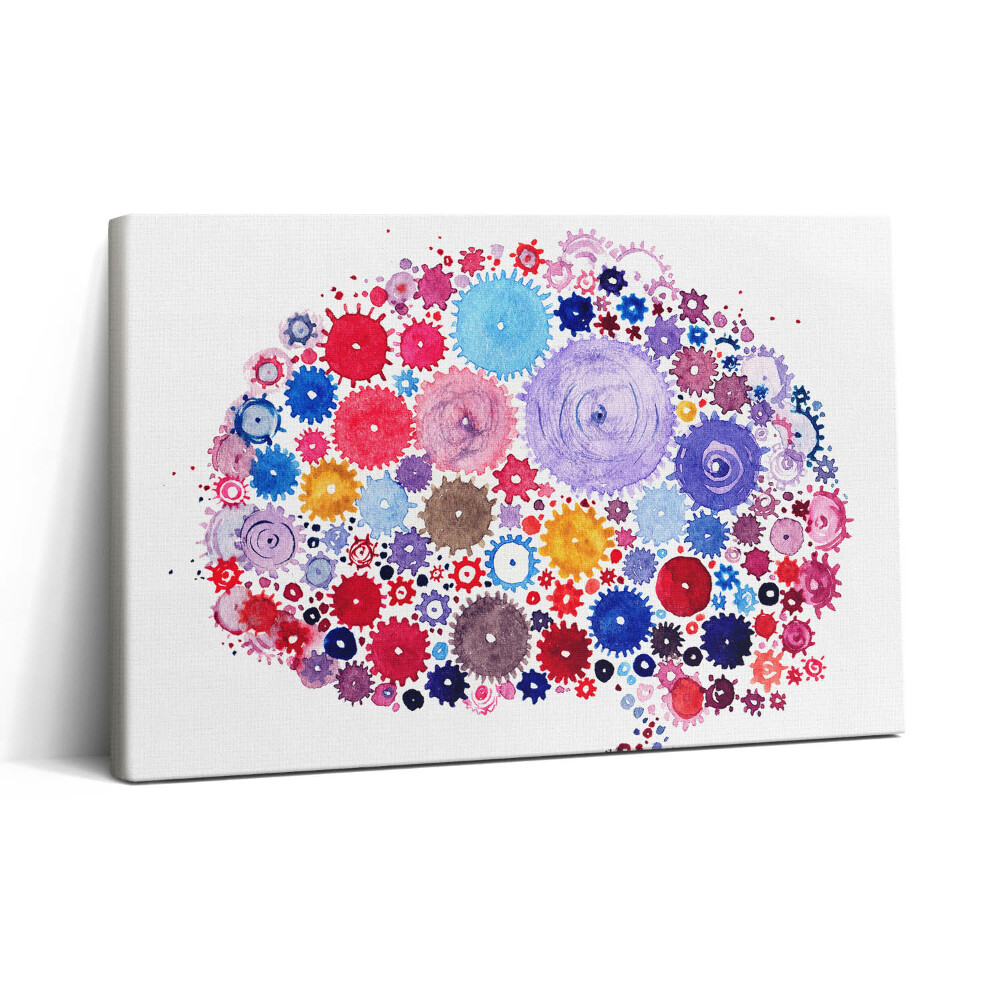 Vászonkép nyomtatás 30x20 Színes absztrakció